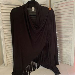 Sun & Moon fringed jacket